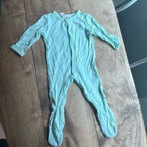 Kyte Baby; light mint colored footie sleeper